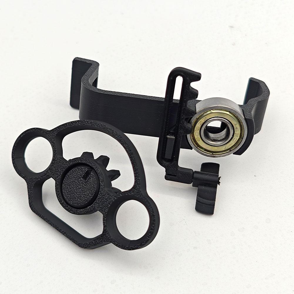 Sony PS5 PS5 Slim Yarış Oyunu Aksesuarları için Oyun Kontrolcüsü Direksiyon Simidi 3D Baskı Kolu Direksiyon Simidi Eklentisi