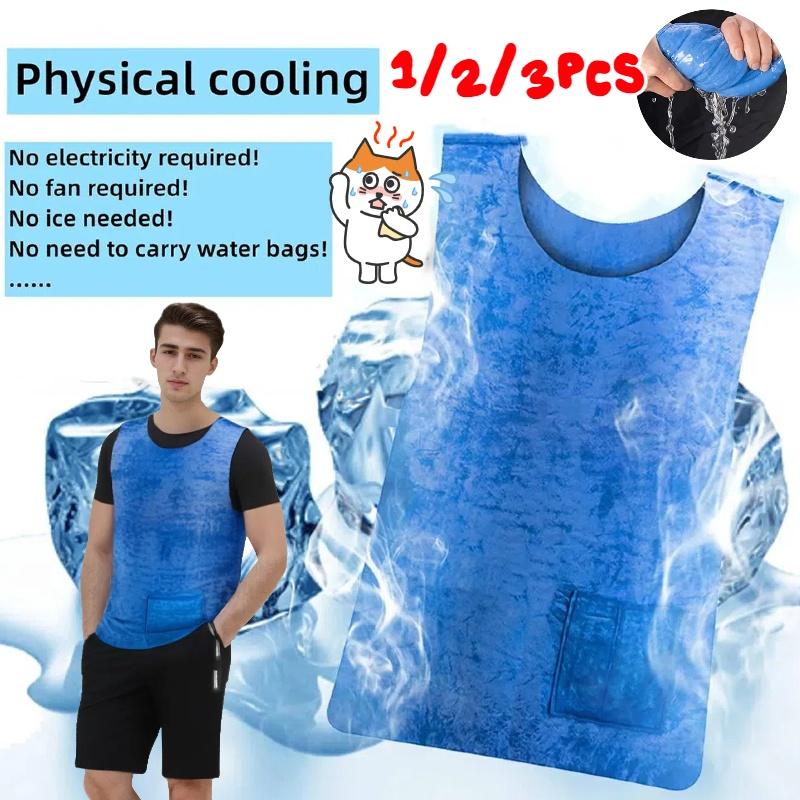 Summer Cooling Vest Undershirt No Refrigeration Required Lightweight Comfortable Safety Cold Vest Waterproof Sports Fabric Vest