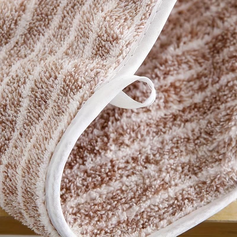 Extra Large Bath Towels 105x200cm - Super Absorbent Quick-Dry Microfiber with Contemporary Striped Design for Spa, Gym, Bathroom, Beach & Travel