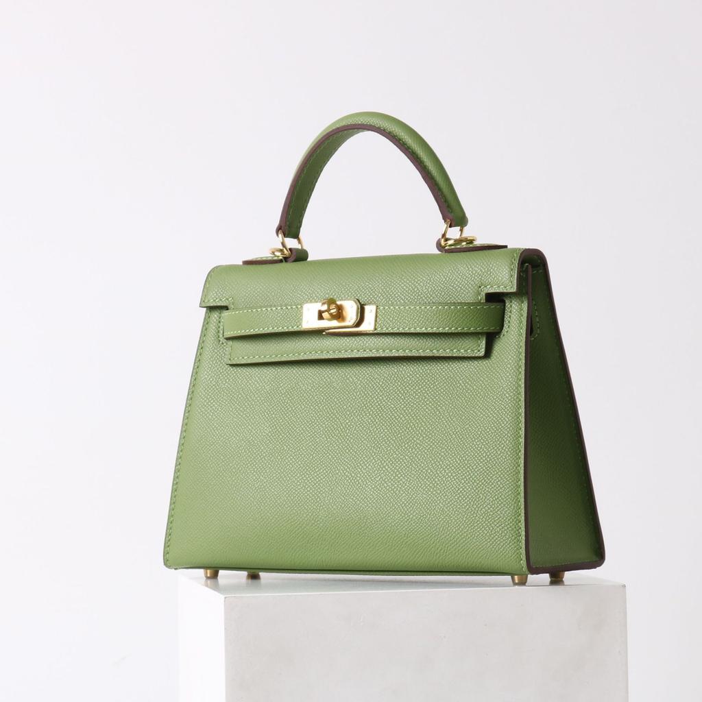 2025 Ny Allsidig Trendy Høy Kvalitet Tekstur Lærveske Håndholdt Enkel Skulder Kryss Skulder Andre Generasjons Veske