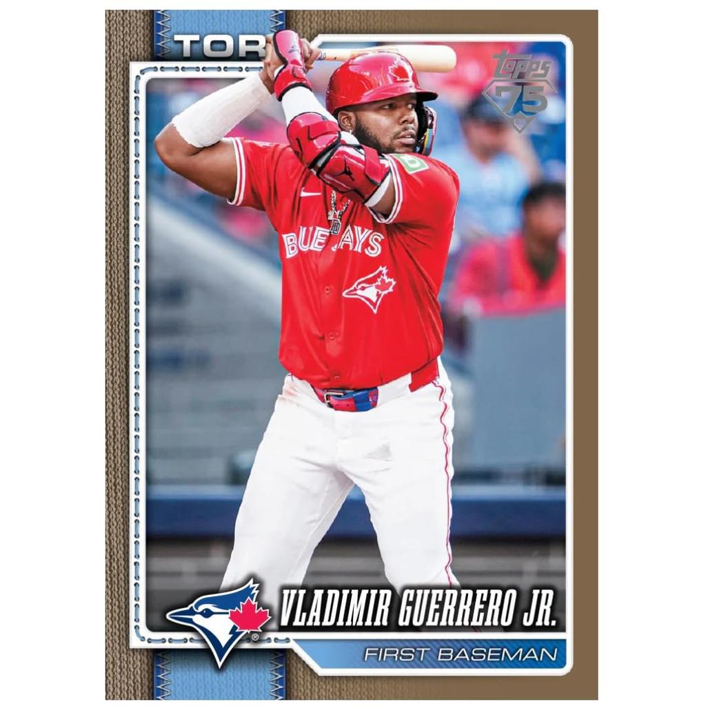 2026 Topps Baseball Series 1 Hobby Box 75th Anniversary Edition Each Box Contains One Autographed or Relic - - Card.