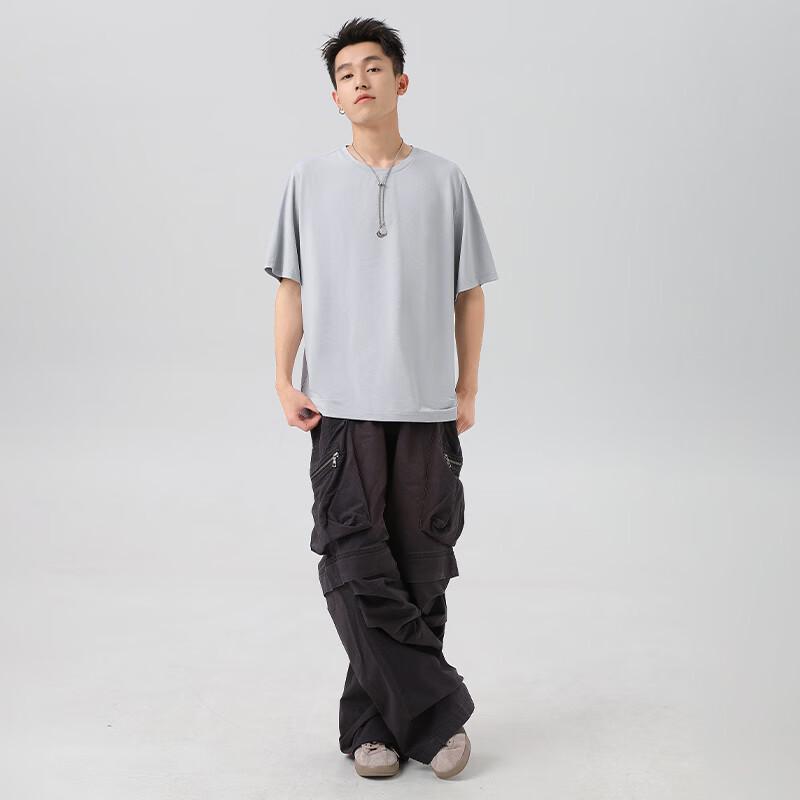 VANCL Men's Cooling Ice Silk Loose Fit Short Sleeve T-Shirt