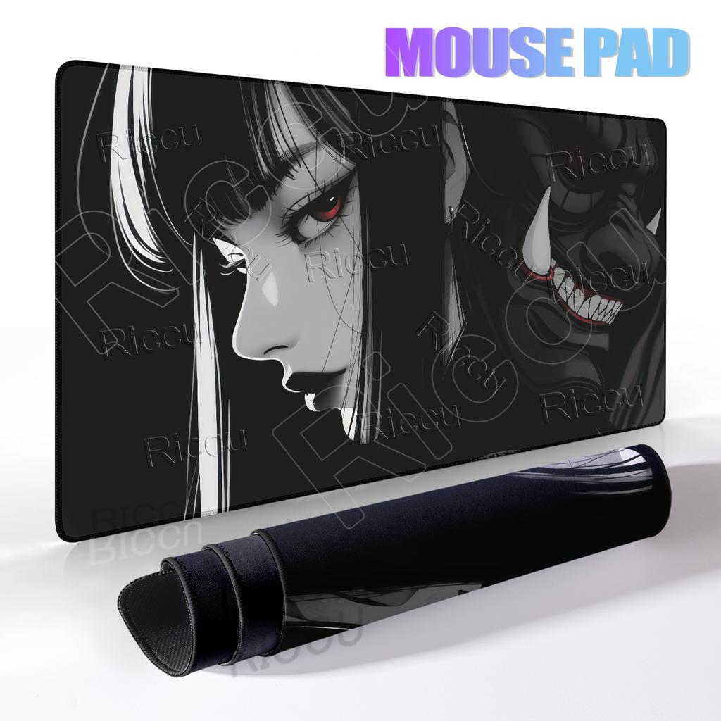 Mousepads Anime Girl Style Aesthetics Mouse Pad Cool Girl PC Offices Tablepads Large Gaming Keyboard Non-slip Desk Table Mats