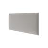 Panel tapicerowany wezgłowie Duo PP Matte Silver jasny szary 60x30 cm 1szt