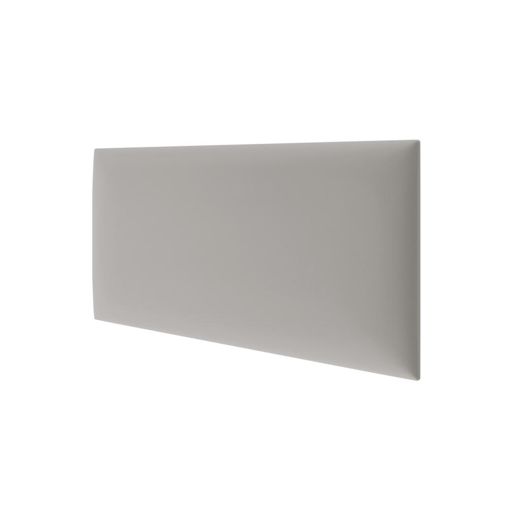 Panel tapicerowany wezgłowie Duo PP Matte Silver jasny szary 60x30 cm 1szt