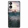 For TCL 50 5G Case Original Soft Silicone TPU Phone Cases Back Cover For TCL 50 XE 5G 50XE Fashion Planet New Coque Black Bumper