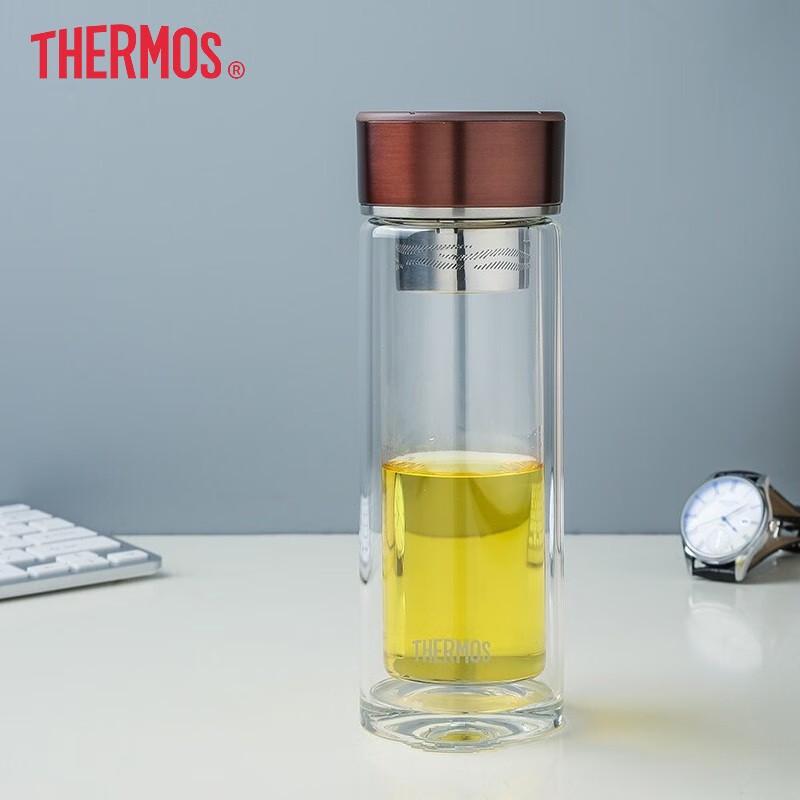 Thermos Double-Wall Glass Tea Tumbler