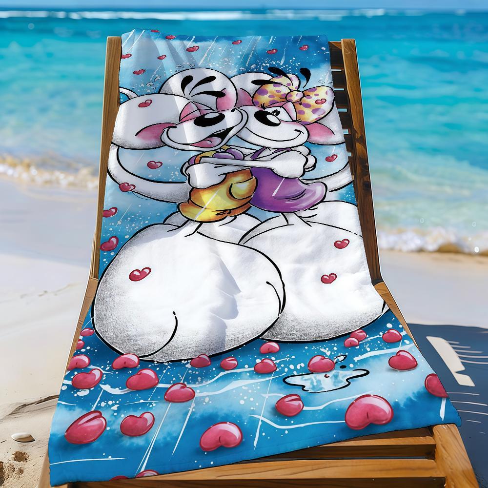Cartoon Diddl Rat Mouse Towel Sports Quick Dry Travel Camping Gear Sandproof Soft Light Large Beach Towel