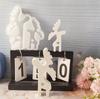 Lovely Reindeer Silicone Mould Christmas Elk Candle Molds Handmade Ornament Molds Casting Molds for Table Decoration