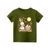 Toddler Girl Boy T-Shirts Kids Top Boys And Girls Printed Short Sleeved T-shirt