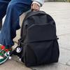 Schoolbag waterproof nylon Korean version backpack large capacity college bag men's pleated leisure travel computer backpack