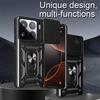 Armor Ring Stand Funda For Xiaomi 15 15Pro 5G Case Shockproof Slide Lens Protect Phone Cover for Xiaomi15 Pro Car Magnetic Funda