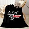 Motogp Flammen Logo Flanelldecke - Weich und geeignet für Sofas, Betten, Büros, Reisen, alle Jahreszeiten, tolles Geschenk für Feiertage und Geburtstage.