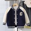 Children's Spring Baseball Jacket for Boys and Girls, Men's and Women's Casual Sports Jacket
