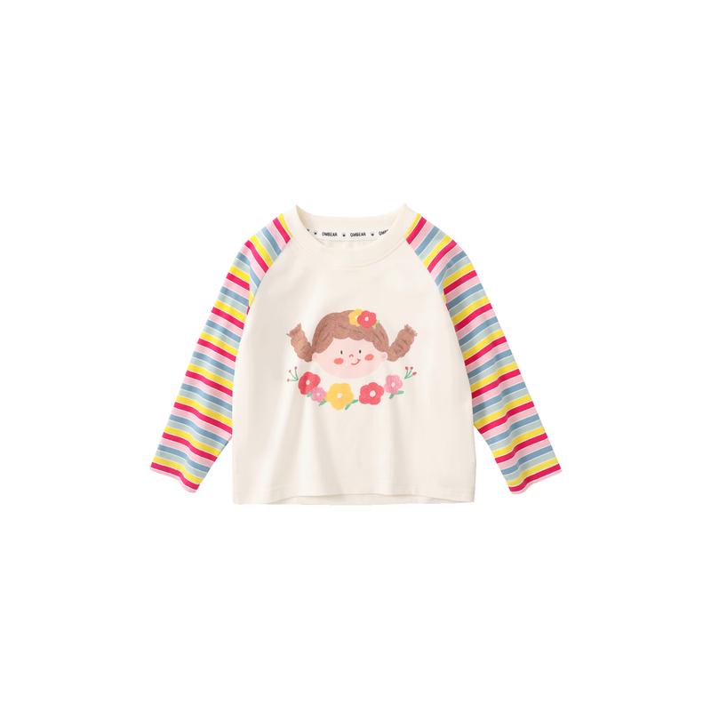 Oumuxiong Girls  Long-Sleeve T-Shirt (2026 Spring/Autumn Collection) 80cm