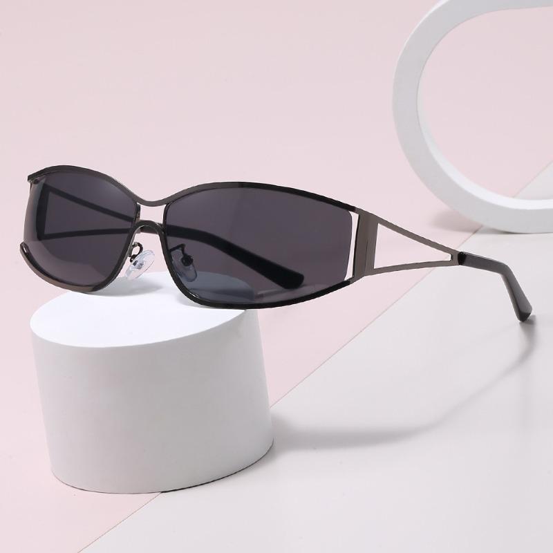 Y2k Sunglasses Women Men Oversized  Designer Gradient Goggle Sun Glasses Steampunk Glasses Shades Eyewear Mirror Eyeglasses