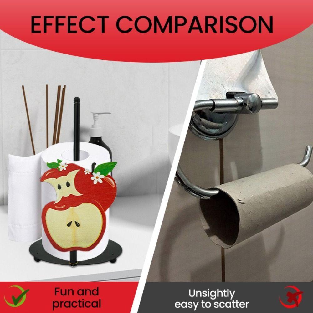 Freestanding Paper Towel Stand Metal Paper Towel Rack New Vertical Stand  RV