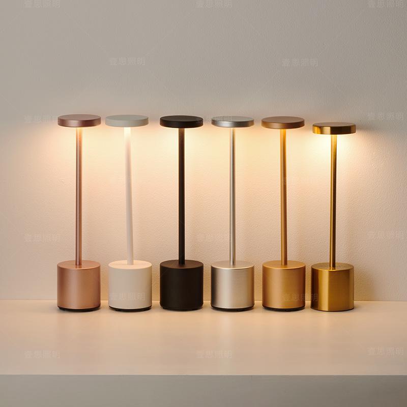 Modern Type-C Touch Desk Lamp: Minimalist I-beam Design with Night Light Functionality