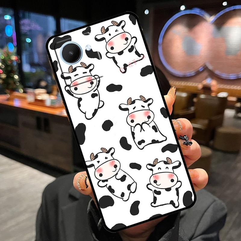 

Dairy Cattle Cow Speckle Case For Realme 12 Pro Plus 11 13 14 15 GT6 GT7 Pro C55 C51 C53 C25 C63 C61 C65 C67 C71 C75 Realme C53