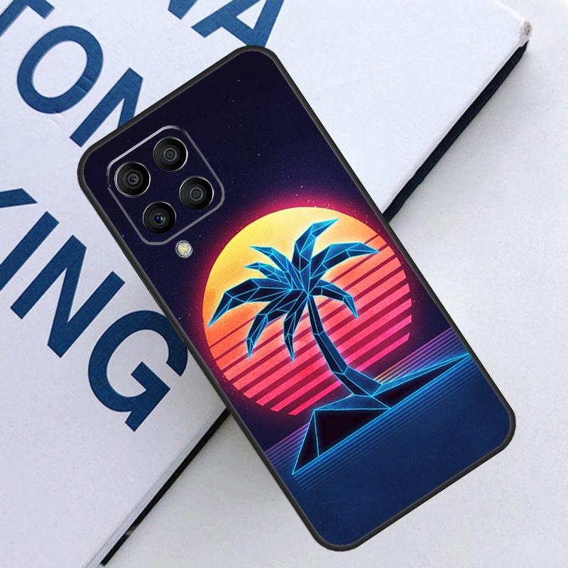 Retrowave Neon Palms Tree For Samsung Galaxy M21 M11 M31 M13 M33 M35 M53 M55 M15 M14 M34 M54 M12 M32 M52 M06 M16 Case