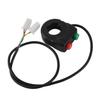 EVGATSAUTO Auto Headlight Switch,12V Hamdlebar Button Switch Light On-Off Button Handlebar Switchs for Motorcycle Scooter Handlebar Turn Switchs