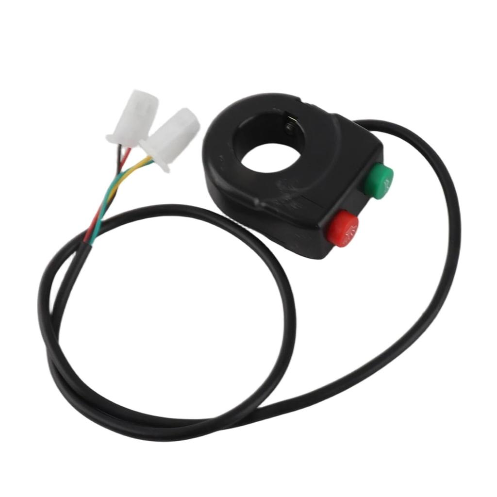 EVGATSAUTO Auto Headlight Switch,12V Hamdlebar Button Switch Light On-Off Button Handlebar Switchs for Motorcycle Scooter Handlebar Turn Switchs