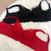 Adjustable Lace Red Underwear Gathers Small Breasts and Shows Large Full Cup Bras, Upper Support, High Flanks, and Secondary Breasts