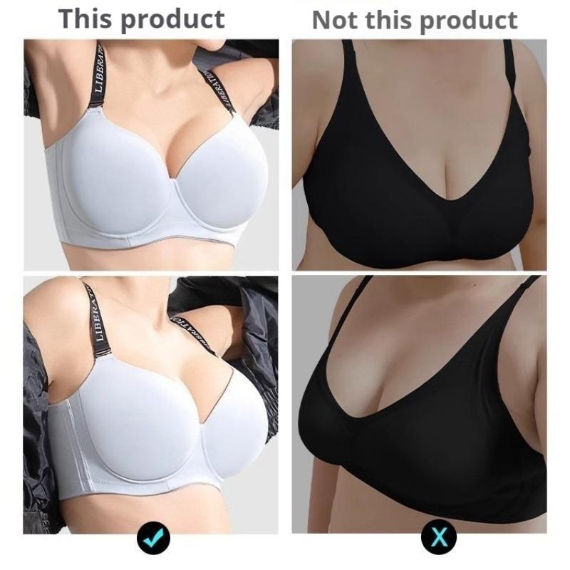 Ultracienki biustonosz pełnokielichkowy dla mniejszych biustów Push-up i kontrola boczna