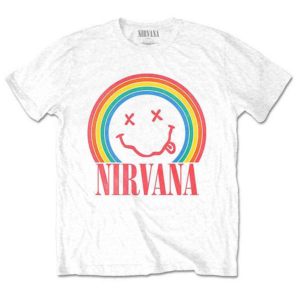 26 Nirvana Rainbow Grunge Face T Shirt Unisex T-Shirt M