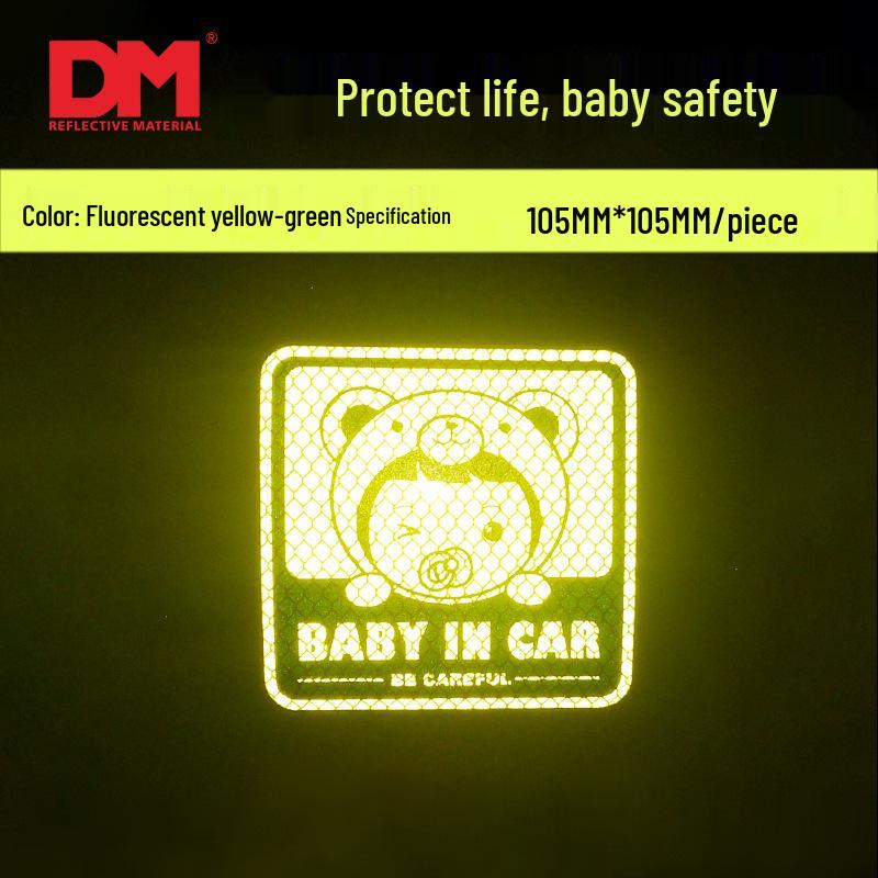 

Super Reflective Baby & Pregnant Woman Warning Sticker for Car Interior