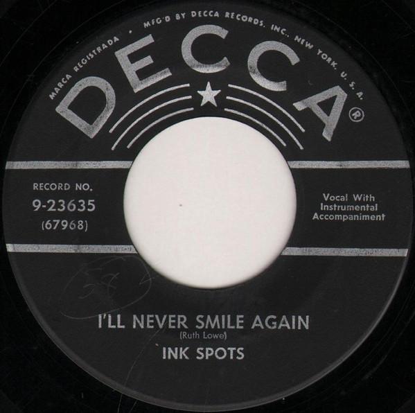 

7inch Record INK SPOTS - Ink Spots 923635 Decca 1950 US Pop Used