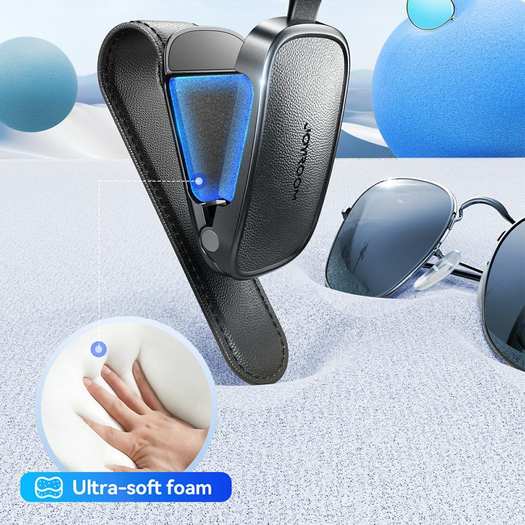 JOYROOM JR-ZS511 Uchwyt na okulary przeciwsłoneczne do osłony przeciwsłonecznej samochodu Organizer na okulary magnetyczny klips