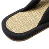 VANSSARDI Igusa Thong Room Room Tatami Mat Solid Size L Slippers, Sandals, Shoes, Size, Color, Unisex, Black,
