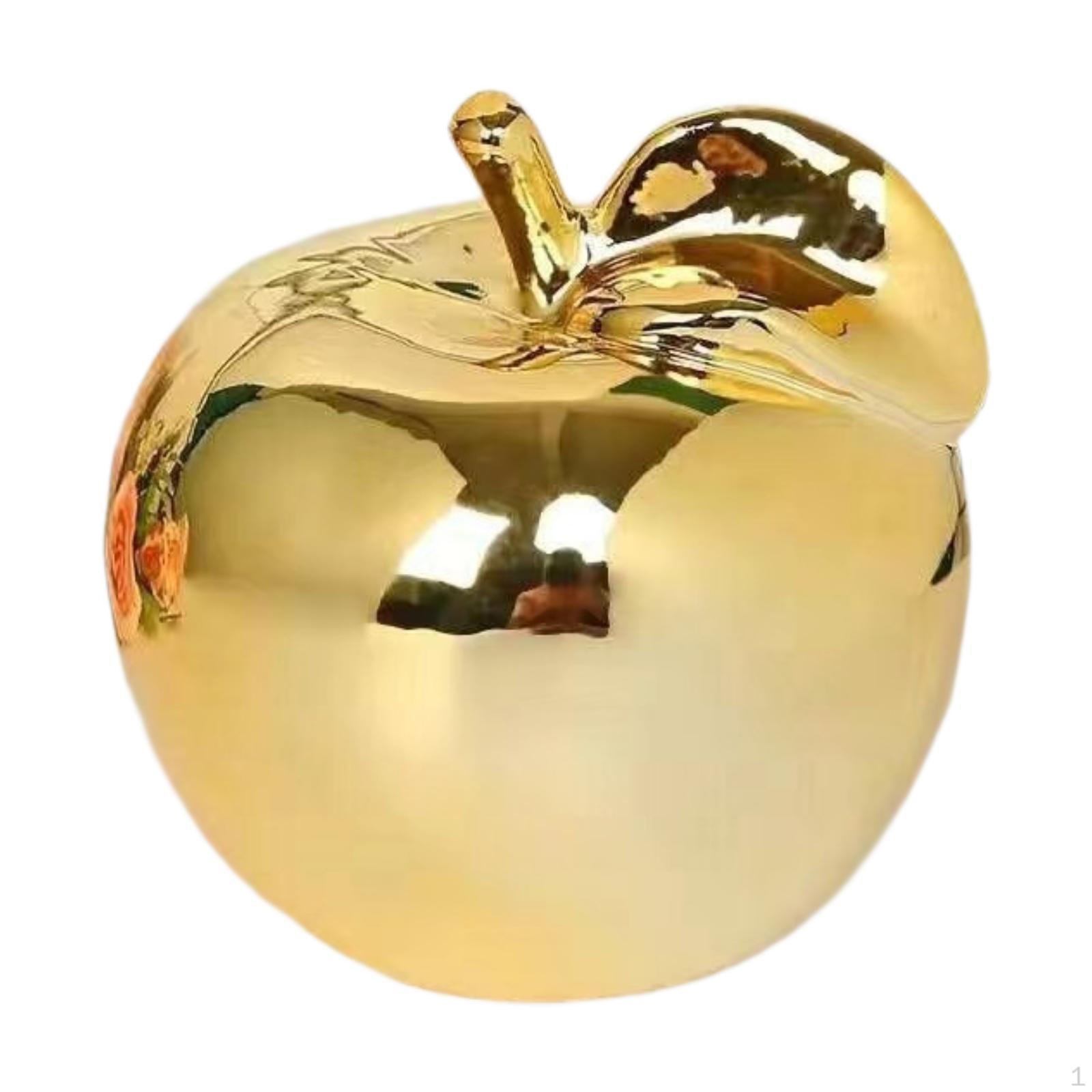 

Фруктовая скульптура, керамическая фигурка, художественная, креативная, элегантная, коллекционная, украшение для кафе, комнат M золотистый