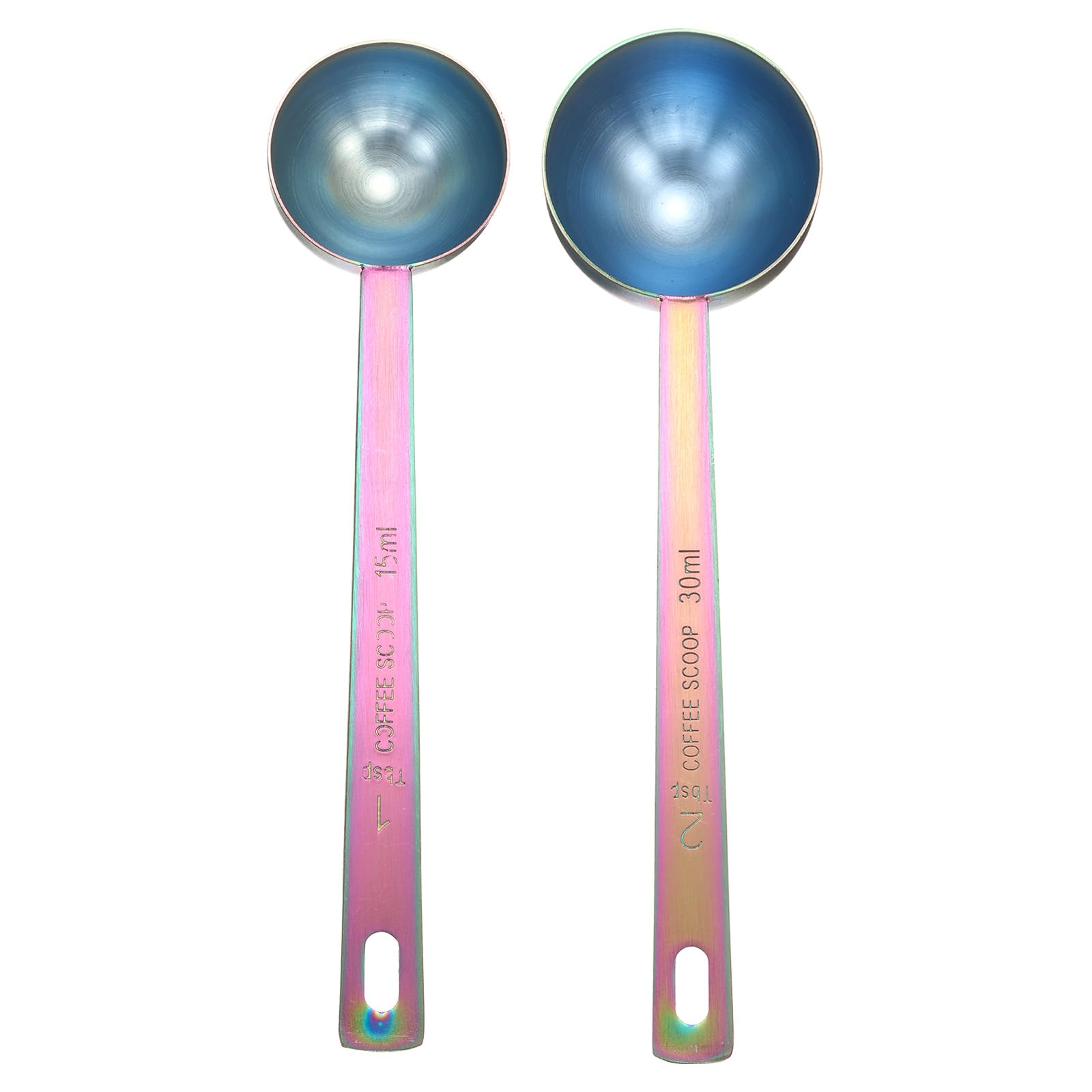 

uxcell 2-Piece Measuring Spoon Set, 1 Tablespoon (15ml) 2 Tablespoon (30ml) TeaspoonsTablespoons, 304 Stainless Steel, Single Small Square Bowl