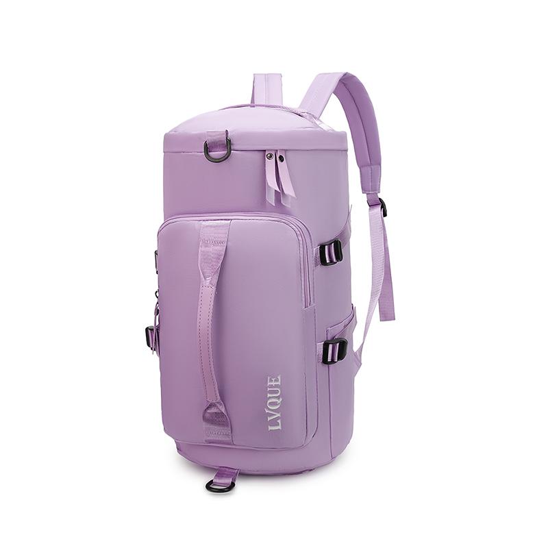 Sports Fitness Bag Women's Multi-Use Travel Bag Large Capacity Crossbody Bag Luggage Backpack