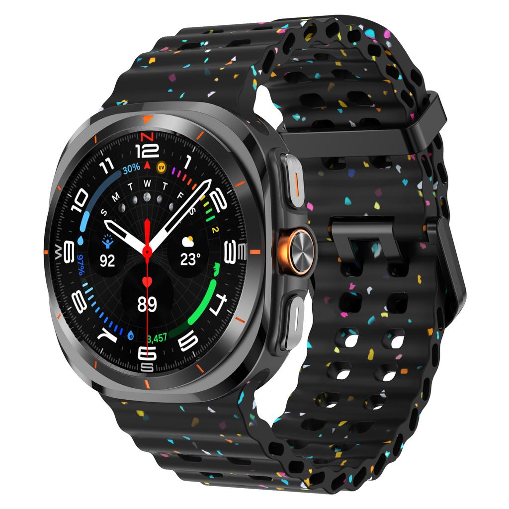 Silicone Breathable Strap For Samsung Galaxy Watch Ultra 47mm Marine Wristband Bracelet Galaxy Watch Ultra(2025) 47mm  Watchband