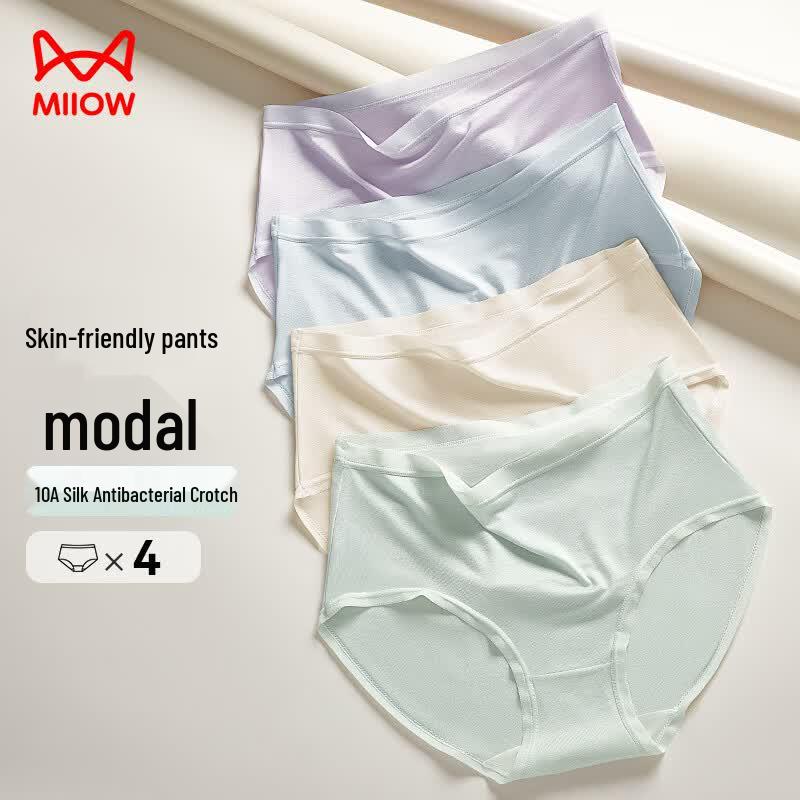 Women s Modal Antibacterial Breathable Briefs (4-Pack) XL