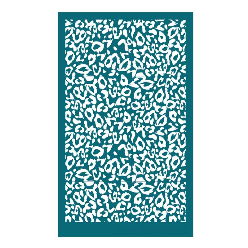 New Flower Silk Screen Stencils Reusable Silkscreen Print Kit for Printing Clay Stamps Polymer Clay Tool Jewelry Earrings Making