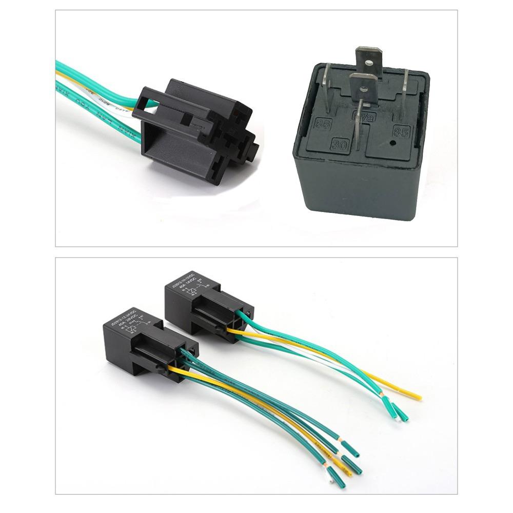 5 Pin Automotive Relay 12V 24V Normally Closed Relay Auto Accessories Car Fused Relay