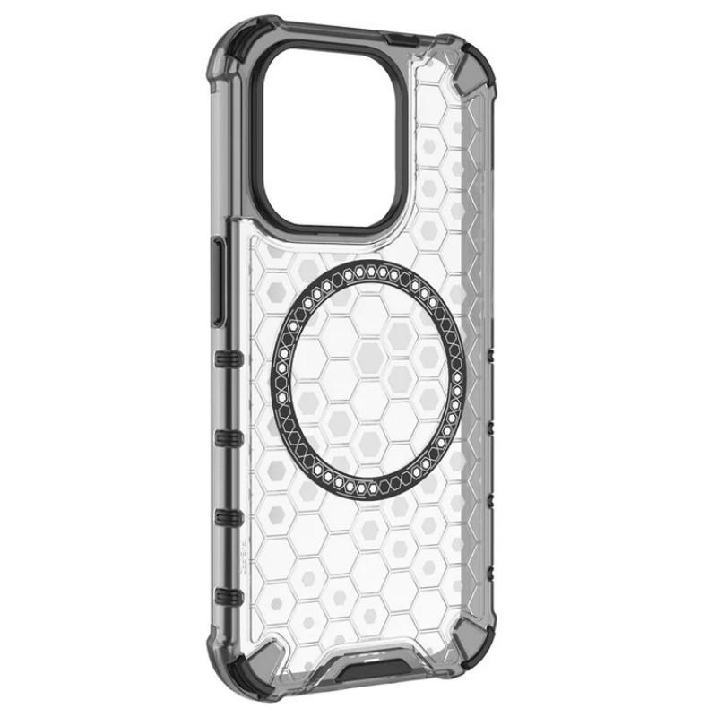 For iPhone 12 Pro 6.1 inch Phone Case Compatible with MagSafe WANLONFENG FC Series with Tempered Glass (Big Lens Hole)
