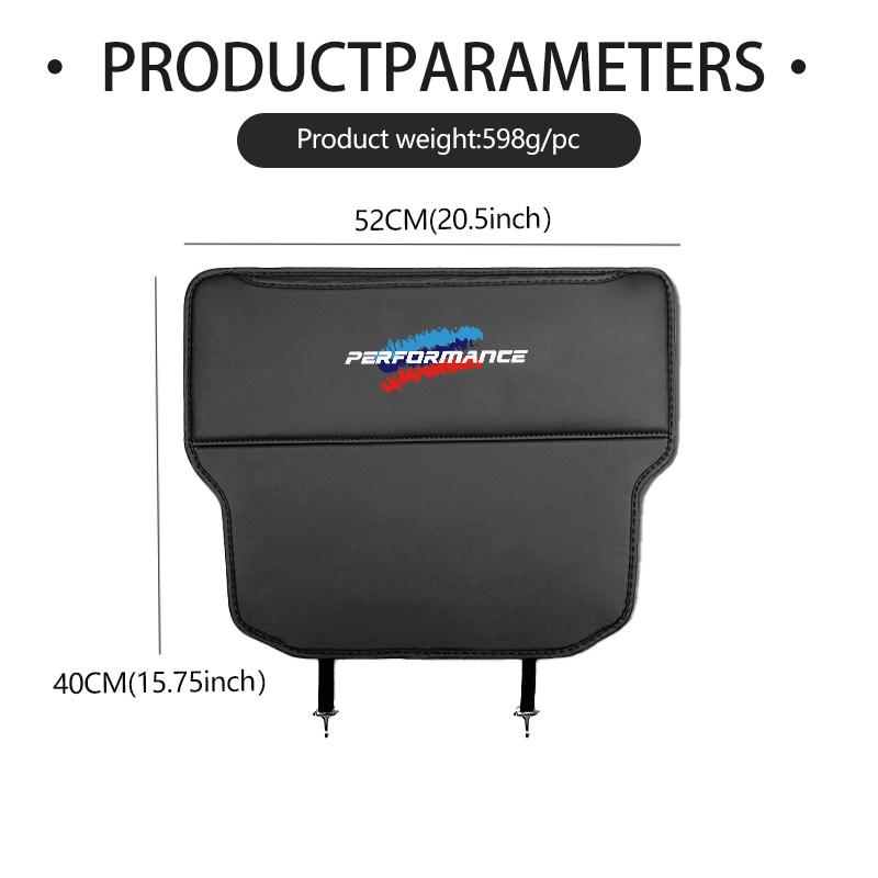 Car Seat Anti Kick Pad Front Seat Protective Anti Scratch Pad For BMW Performance 1 3 5 7 Series M E93 F20 iX1 iX2 iX3 iX5 iX6