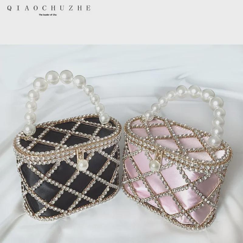 Neuer Trend: Damen Sommer Diamantkorb Tasche - Europäischer & Amerikanischer Stil, Großes Fassungsvermögen, Handheld & Diagonal