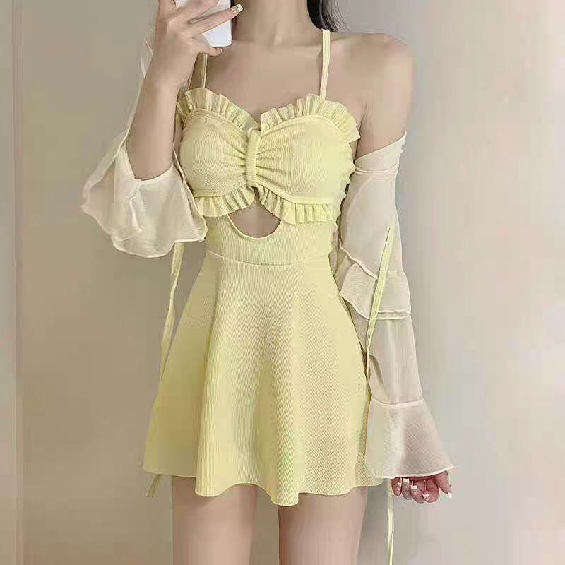"2023 Women's Sexy Halter Neck One-Piece Swimsuit"