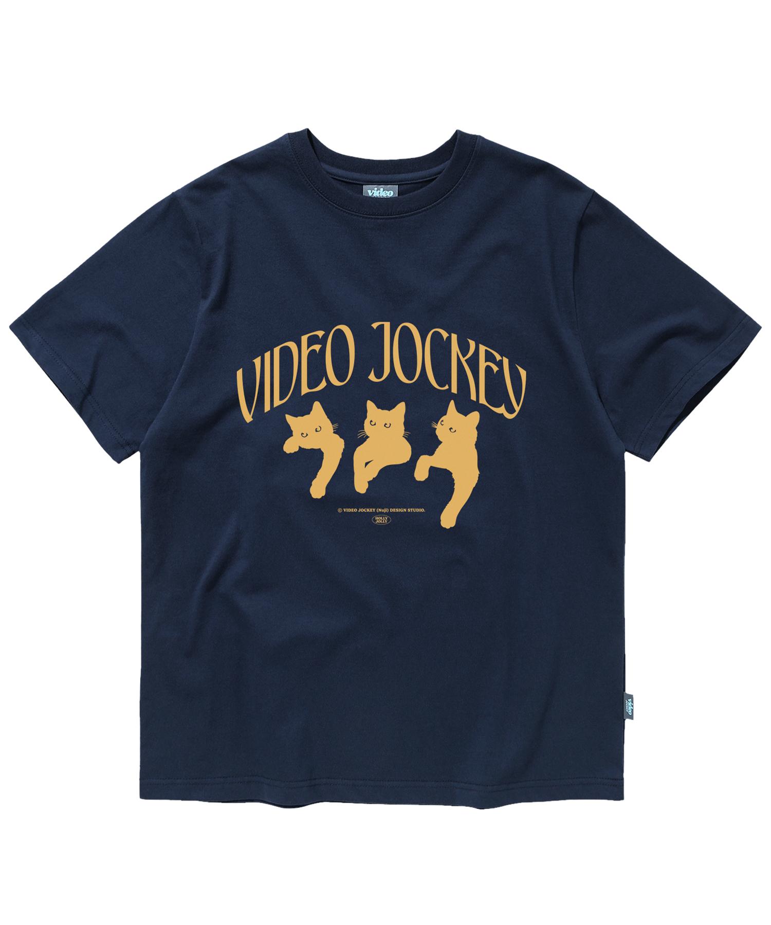Video Jaki Nyang Nyang Nyang T-Shirt [Navy] Navy/L