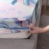 Ocean Animal Dolphin Pattern Mattress Three-Piece Digital Printing Couple Bedspread Bedding Set