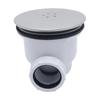 Low Profile Shower Drain Trap Replacement Bathroom Tray Waste Drain Trap Shower Base Drain for Side Outlet Drain