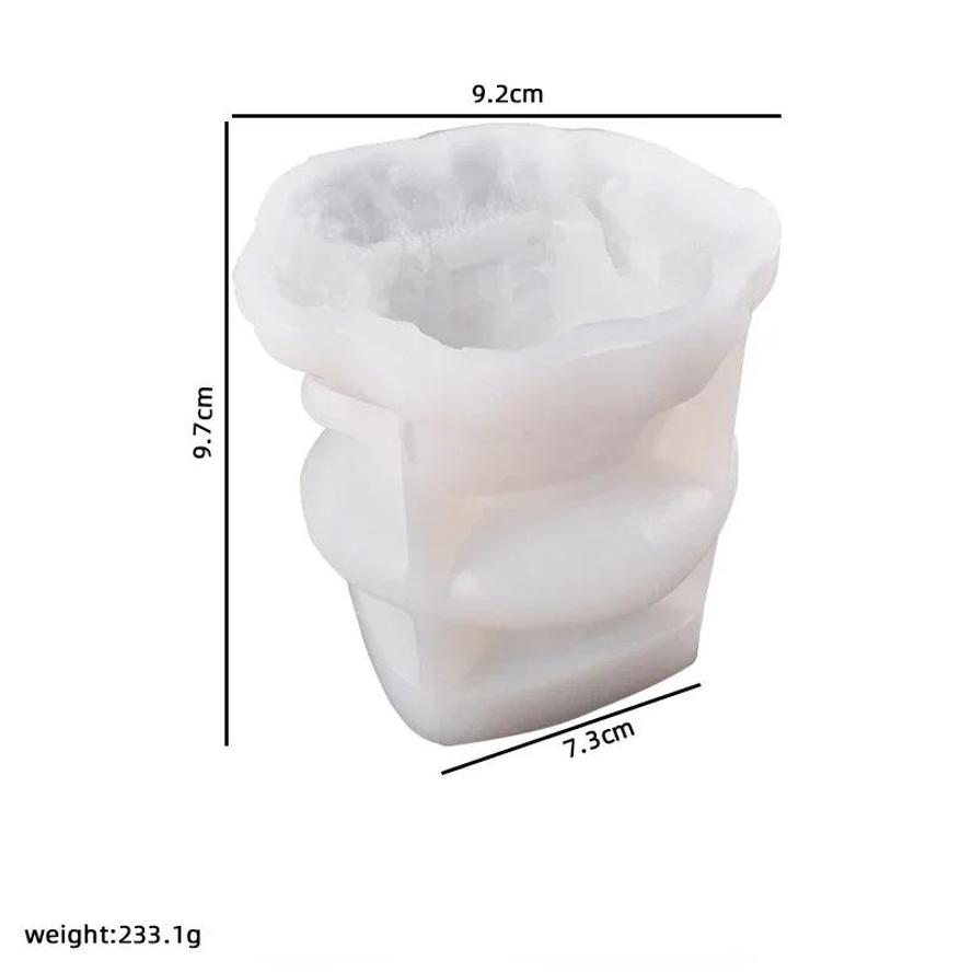 

3D Large Mushroom House Candle Handmade Aromatherapy Candle DIY Aromatherapy Plaster Decoration Resin Mushroom Glue Mold