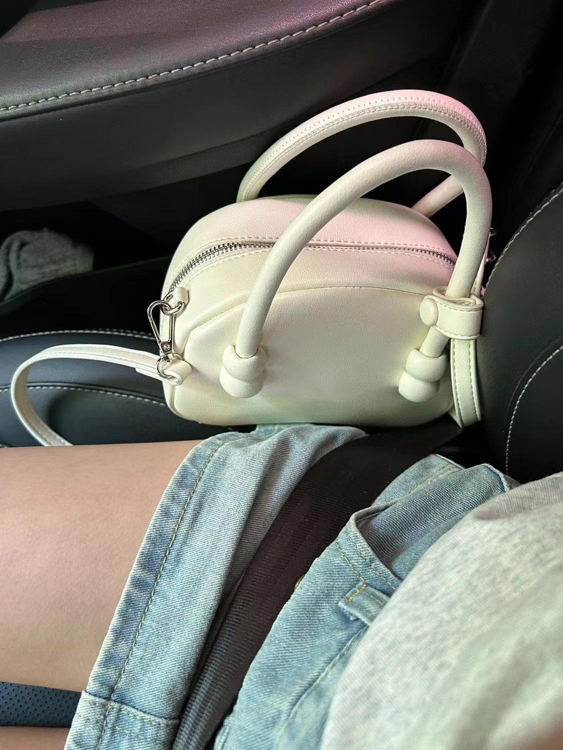 

Сумка-сумка Niche Design, женская сумка-ракушка 2024, повседневная, новая, высококачественная, универсальная, через плечо, с текстурой, сумка-мессенджер белый