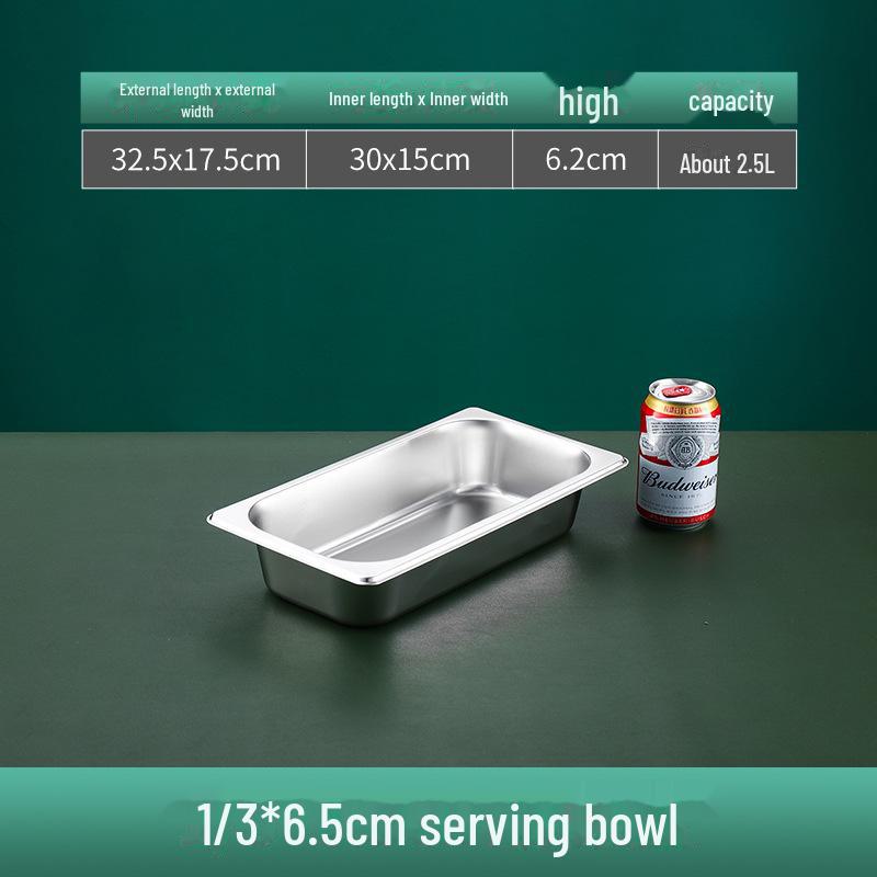 Quadratische Servierschüssel aus Edelstahl mit Deckel für Fast Food, Milchtee, Gewürze oder Hot Pot